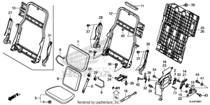 Rear Seat Schematic