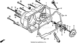 Right Crankcase Cover Schematic