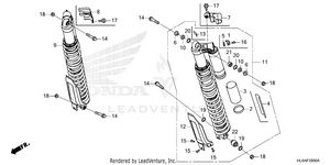 Rear Shock Absorber Schematic