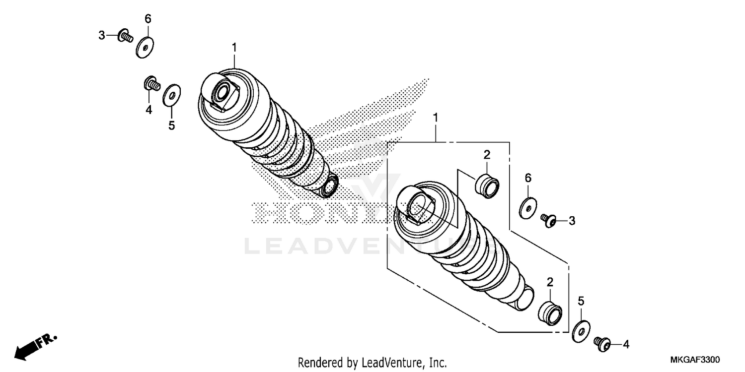 REAR SHOCK ABSORBER