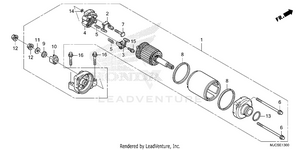Starting Motor Schematic