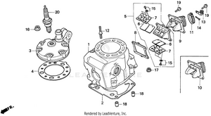 Cylinder Head 92-96 Schematic