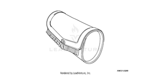 Leather Front Pouch (fringed) Schematic