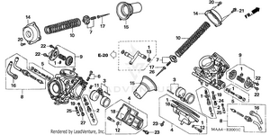 Carburetor Components Schematic
