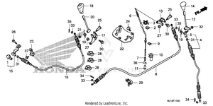 Shift Lever + Select Lever Schematic
