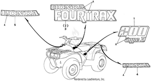 Trx 200dmark 92-93 Schematic