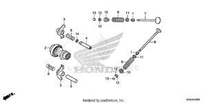 Camshaft@valve Schematic