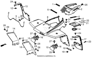 Front Fender Schematic