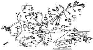 Wire Harness + Ignition Coil Schematic