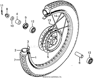Front Wheel Schematic