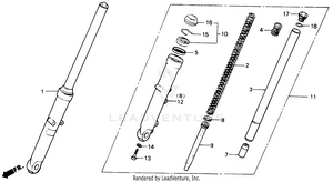 Front Fork Schematic