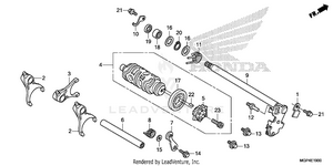 Gearshift Drum Schematic