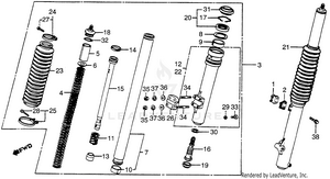 Front Fork 83 Schematic