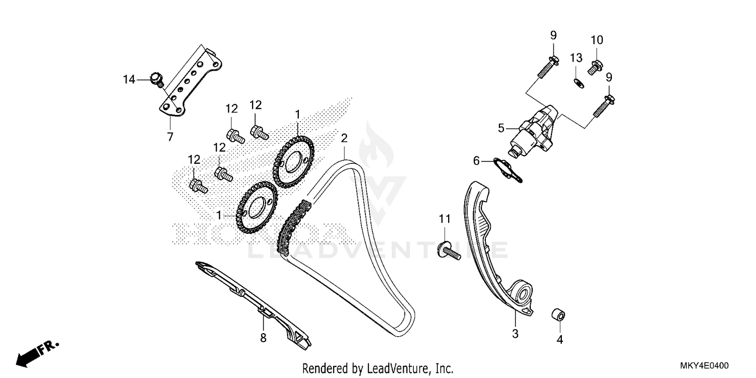 CAM CHAIN@TENSIONER