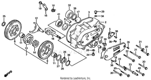 Final Gear Case Cover Schematic