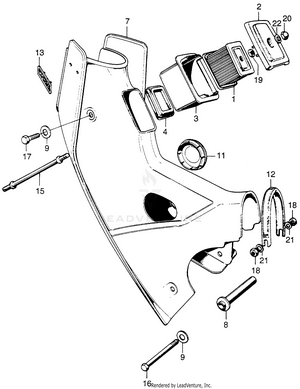 Front Cover + Air Cleaner Schematic