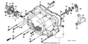 Front Crankcase Cover (trx500fm/tm) Schematic