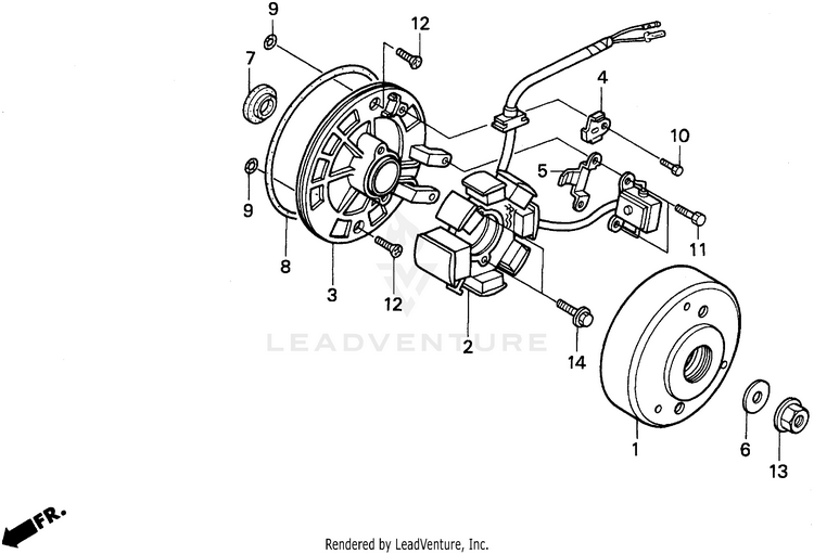 1998 Honda Z50R OEM Parts