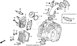 Cylinder Head Cover Schematic