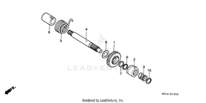 Kick Starter Spindle Schematic