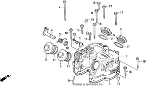 Cylinder Head Cover Schematic
