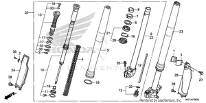 Front Fork Schematic