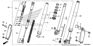 Front Fork Schematic