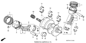 Crankshaft@piston Schematic