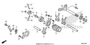 Gearshift Drum Schematic