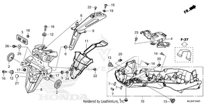 Rear Fender Schematic