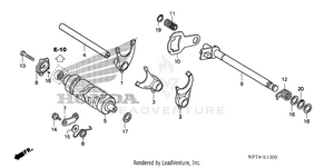 Gearshift Drum (1) Schematic