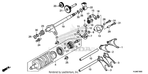 Gearshift Fork (1) Schematic