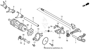 Gearshift Drum Schematic