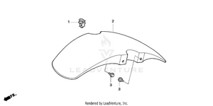 Front Fender Schematic