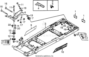Engine Mount + Frame Schematic