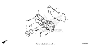 Front Engine Cover Schematic