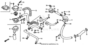 Water Pipe + Thermostat Schematic