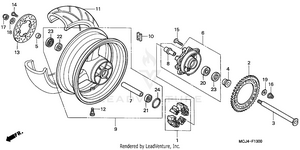 Rear Wheel Schematic