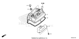 Cylinder Head Cover Schematic