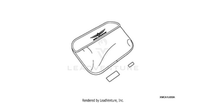 Saddlebag Lid Organizer  (w/gl Logo) Schematic