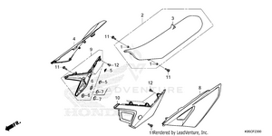 Seat@side Cover Schematic