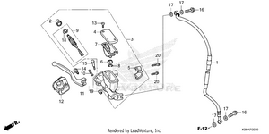 Front Brake Master       Cylinder Schematic