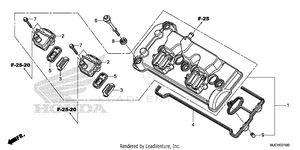 Cylinder Head Cover Schematic