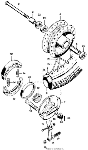 Front Wheel Schematic
