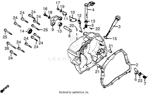 Right Crankcase Cover Schematic