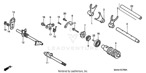 Gearshift Drum Schematic
