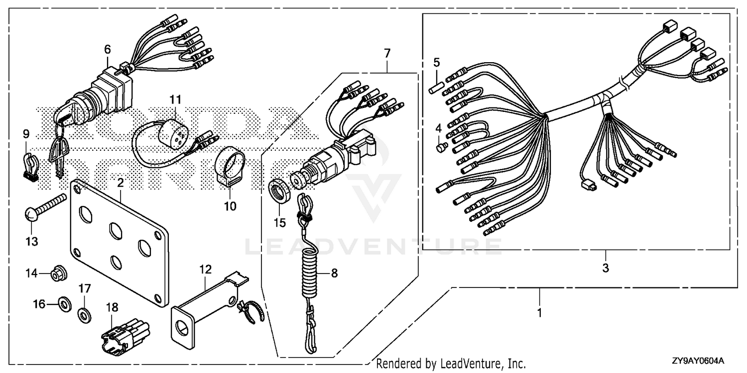 SWITCH PANEL KIT (5)