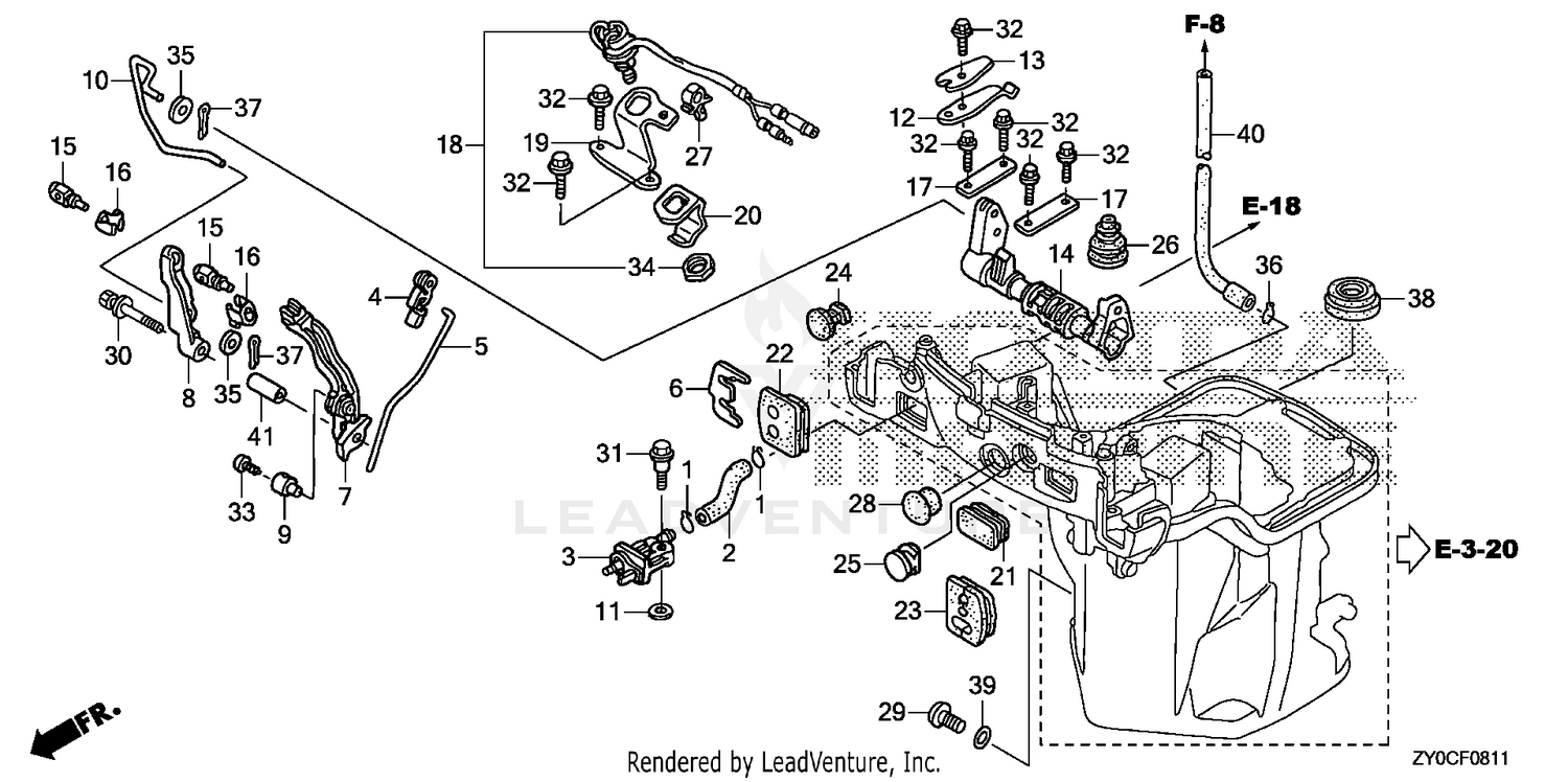 OIL CASE@SHIFT SHAFT     (REMOTE SPECIFICATION)