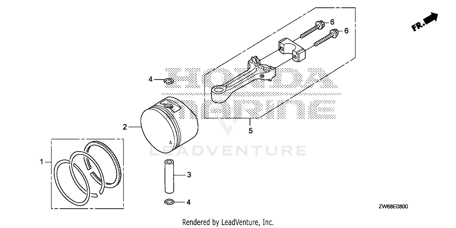 PISTON@CONNECTING ROD