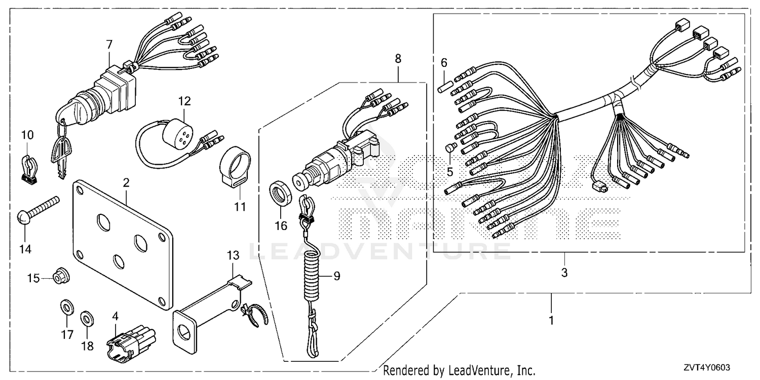 SWITCH PANEL KIT (4)     (MECH)